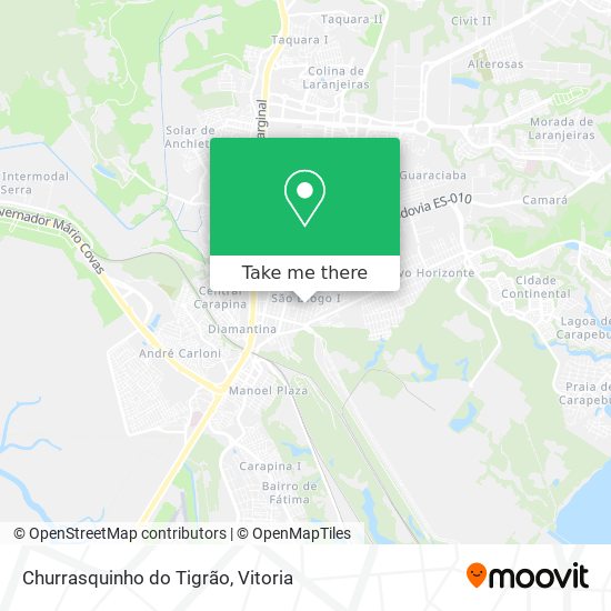 Churrasquinho do Tigrão map