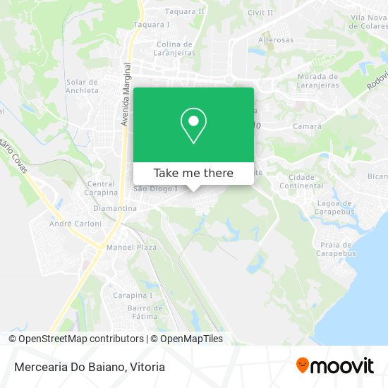 Mercearia Do Baiano map