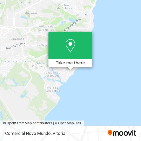 Comercial Novo Mundo map