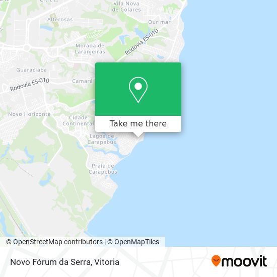 Novo Fórum da Serra map