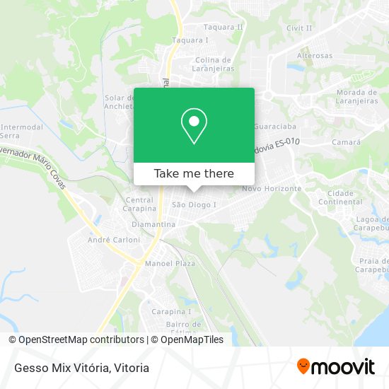 Gesso Mix Vitória map