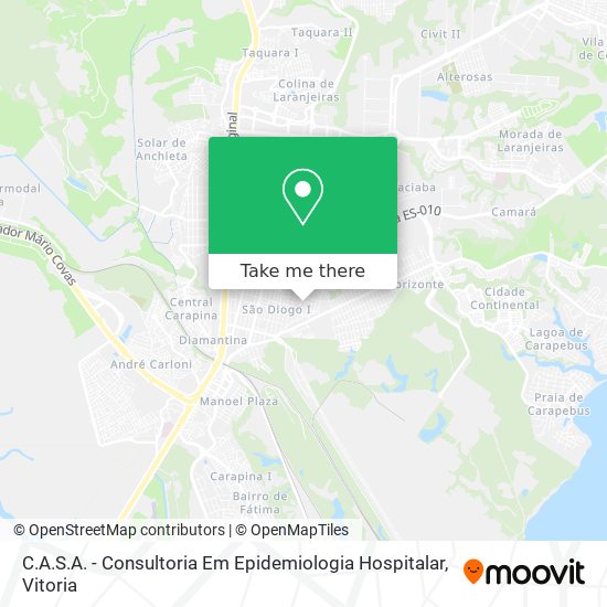 C.A.S.A. - Consultoria Em Epidemiologia Hospitalar map