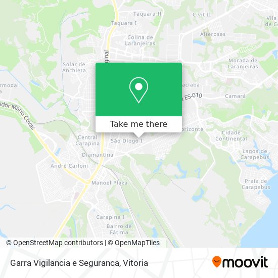 Garra Vigilancia e Seguranca map