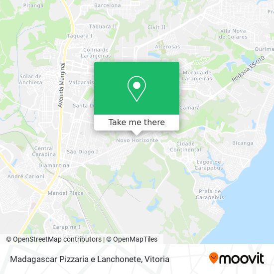 Madagascar Pizzaria e Lanchonete map