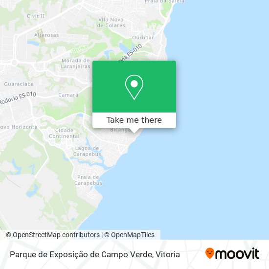 Parque de Exposição de Campo Verde map