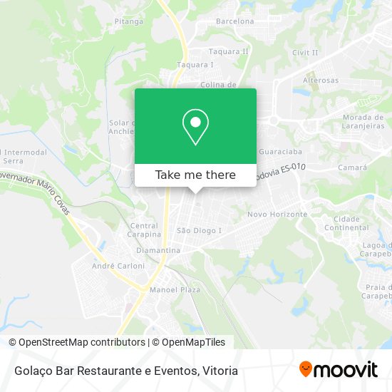 Golaço Bar Restaurante e Eventos map