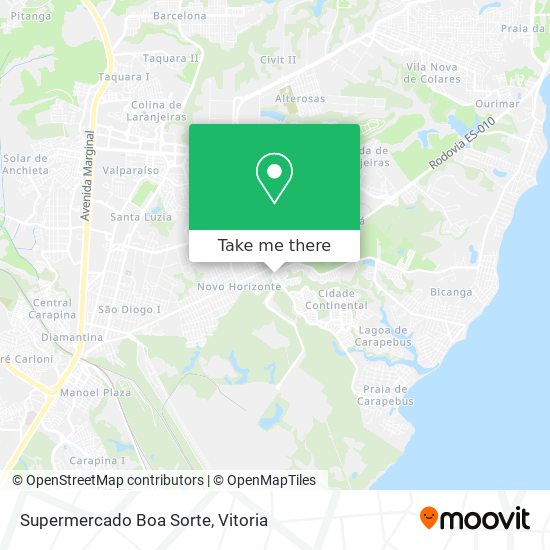 Supermercado Boa Sorte map