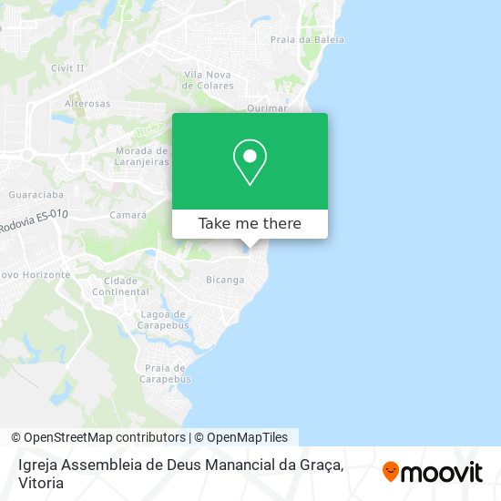Igreja Assembleia de Deus Manancial da Graça map