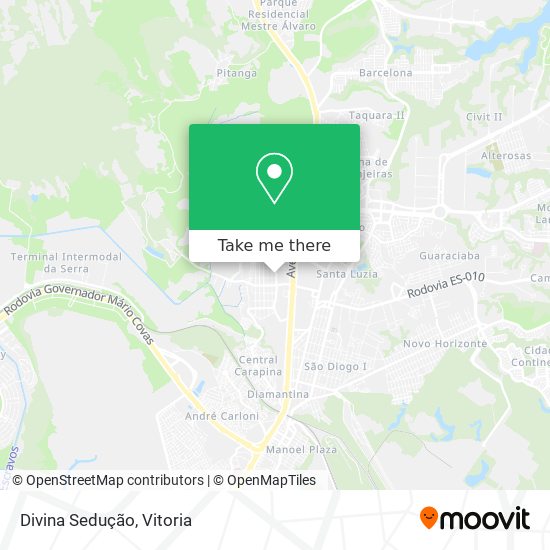 Divina Sedução map