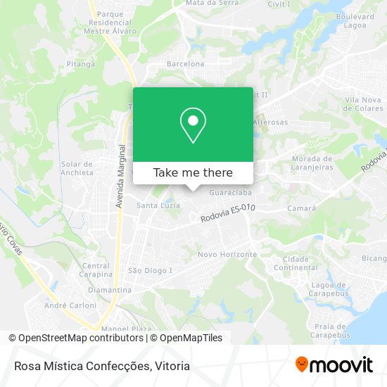 Rosa Mística Confecções map