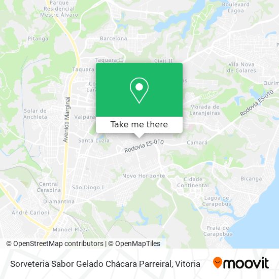 Sorveteria Sabor Gelado Chácara Parreiral map