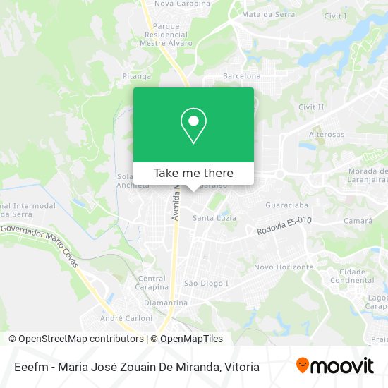 Eeefm - Maria José Zouain De Miranda map