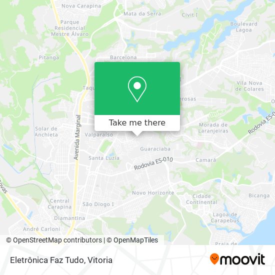 Eletrônica Faz Tudo map