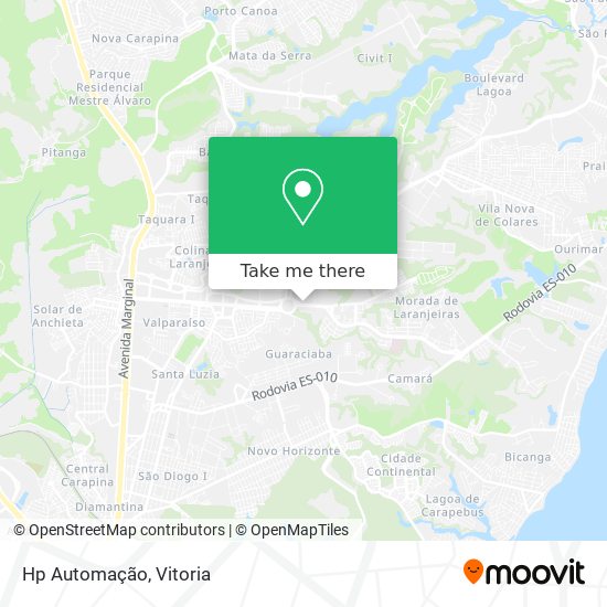 Hp Automação map