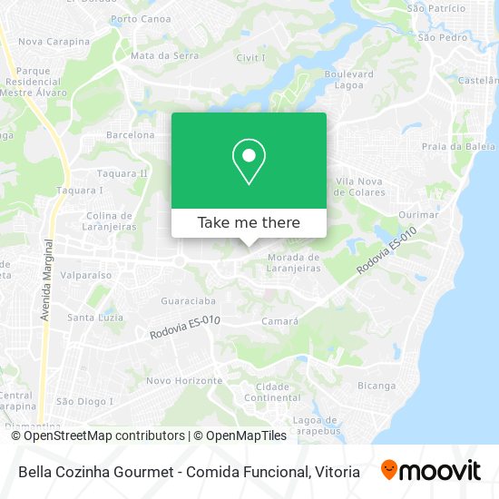 Bella Cozinha Gourmet - Comida Funcional map