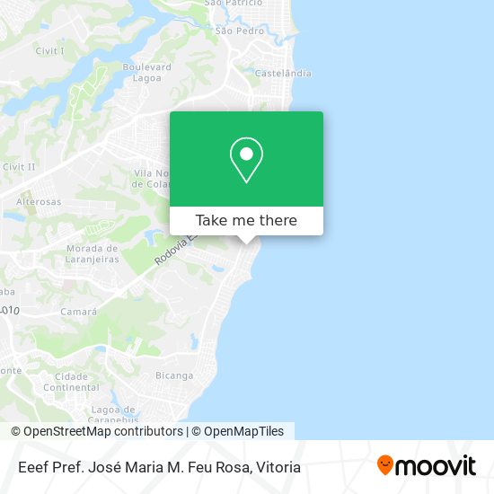 Eeef Pref. José Maria M. Feu Rosa map