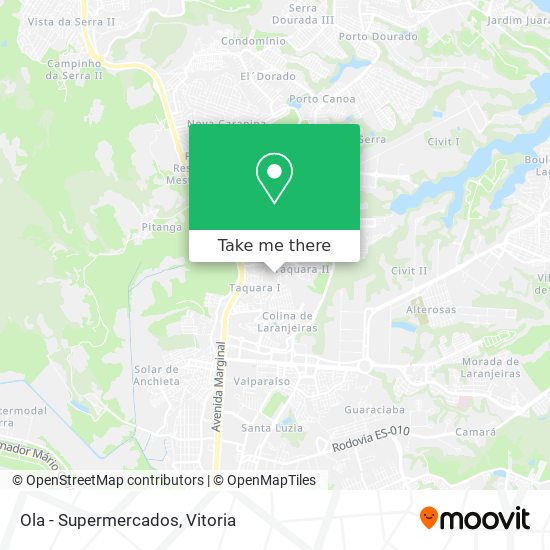 Ola - Supermercados map