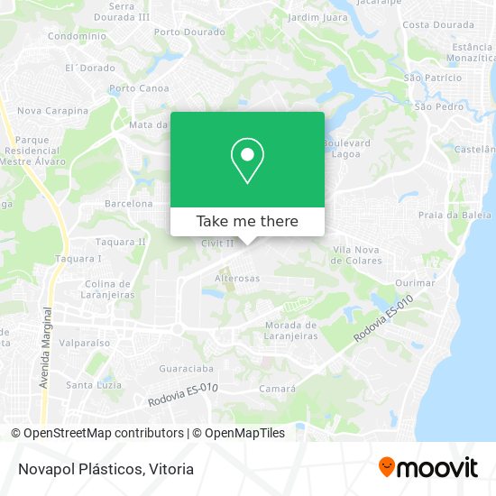Novapol Plásticos map
