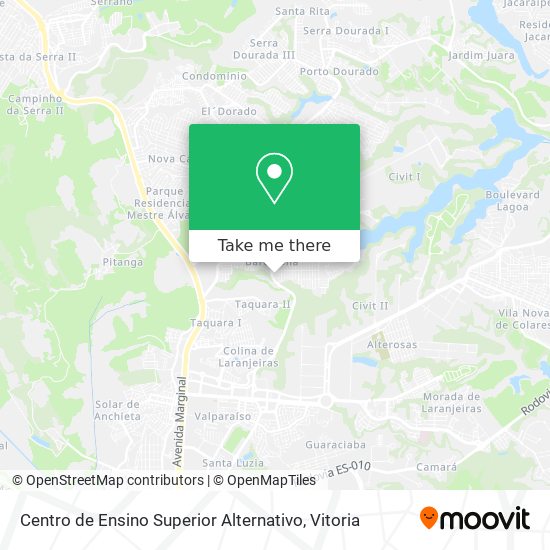 Centro de Ensino Superior Alternativo map