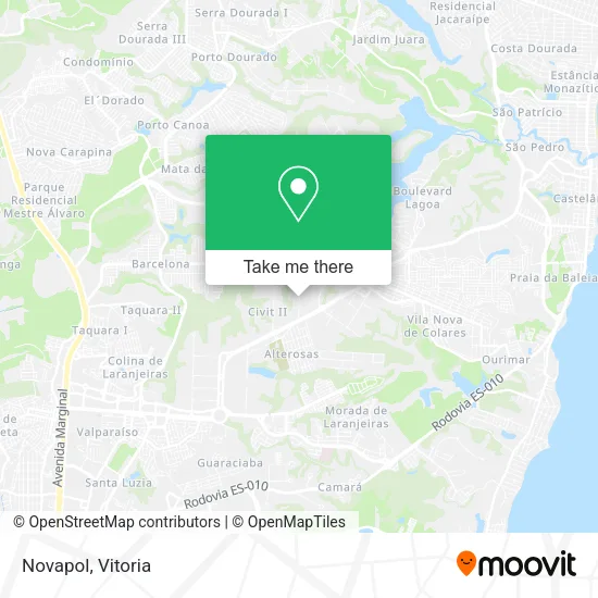 Novapol map