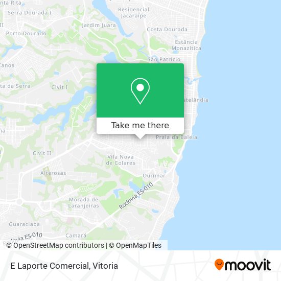 E Laporte Comercial map