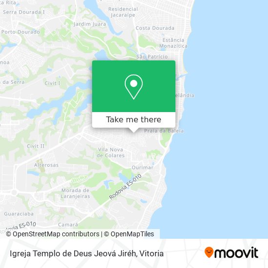 Igreja Templo de Deus Jeová Jiréh map