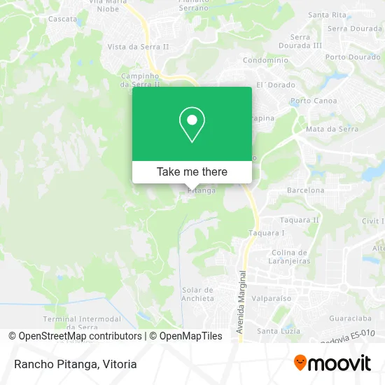 Rancho Pitanga map
