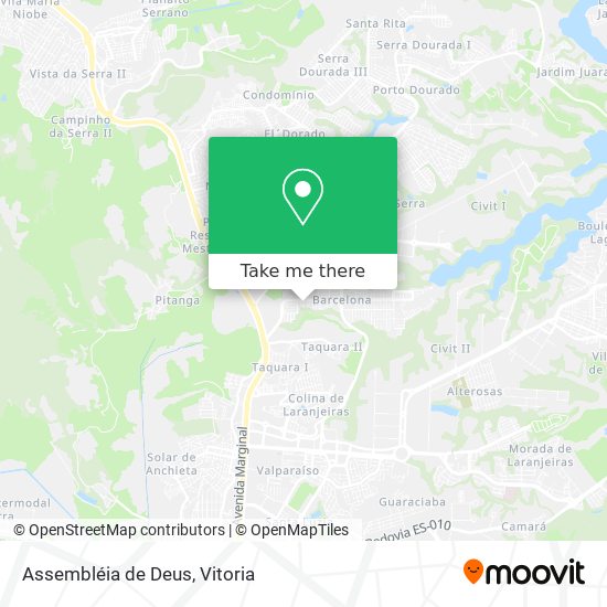 Assembléia de Deus map