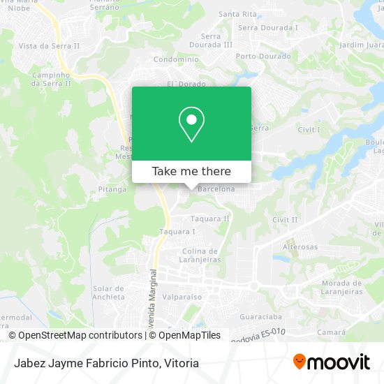 Jabez Jayme Fabricio Pinto map