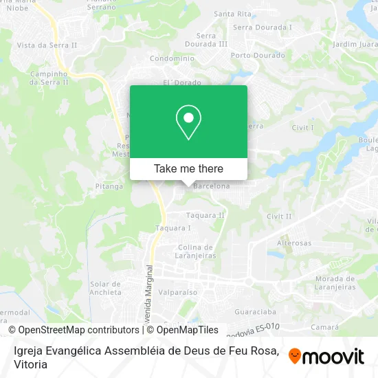 Igreja Evangélica Assembléia de Deus de Feu Rosa map