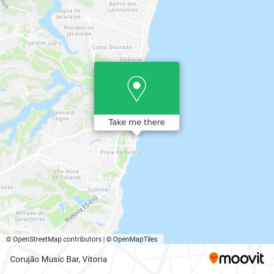 Corujão Music Bar map