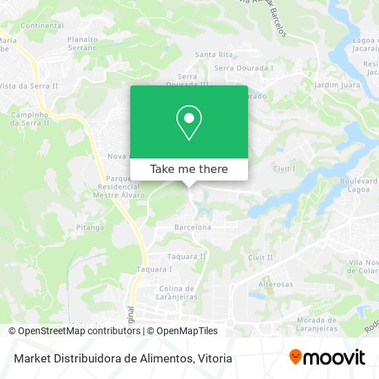 Market Distribuidora de Alimentos map