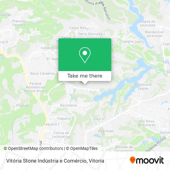 Vitória Stone Indústria e Comércio map