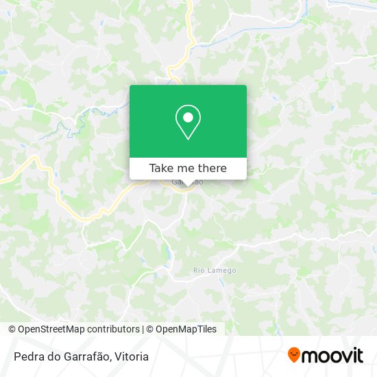Pedra do Garrafão map