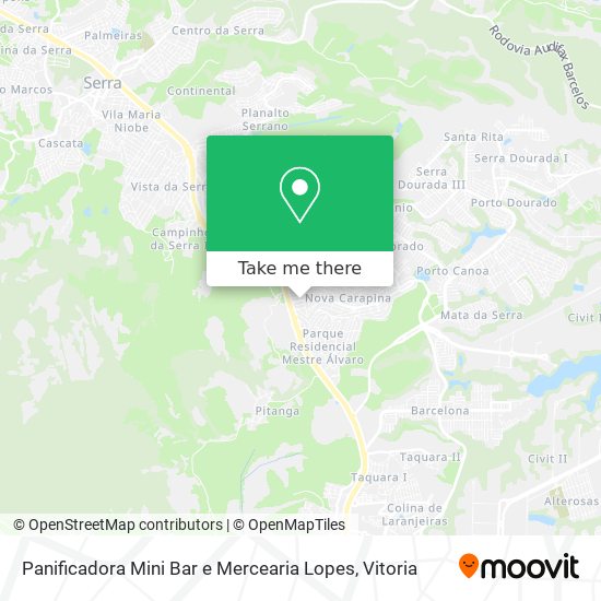 Panificadora Mini Bar e Mercearia Lopes map