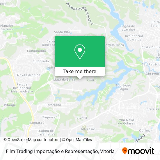 Film Trading Importação e Representação map