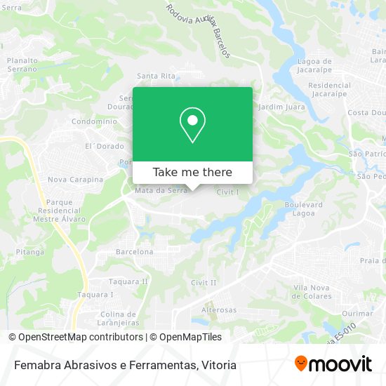 Femabra Abrasivos e Ferramentas map