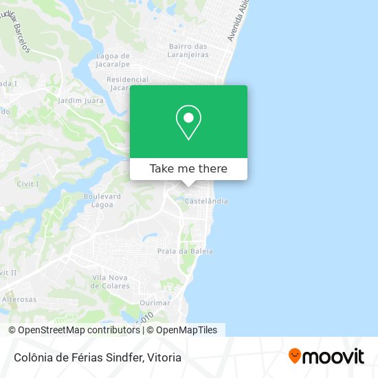 Colônia de Férias Sindfer map