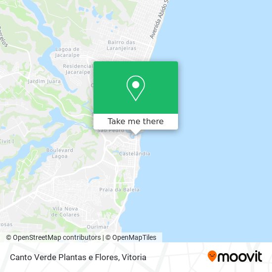 Canto Verde Plantas e Flores map