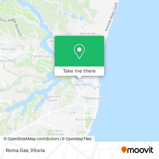 Roma Gas map