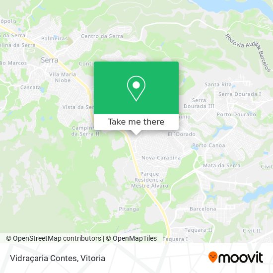 Vidraçaria Contes map