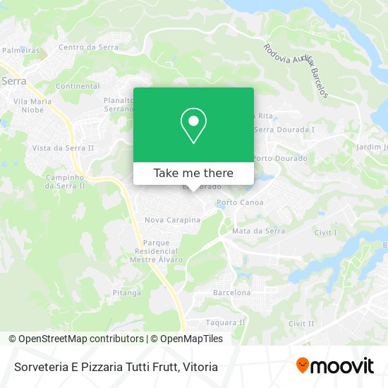 Sorveteria E Pizzaria Tutti Frutt map