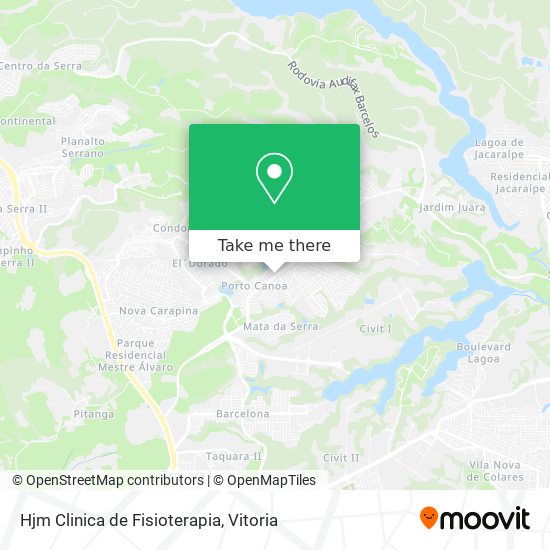 Hjm Clinica de Fisioterapia map