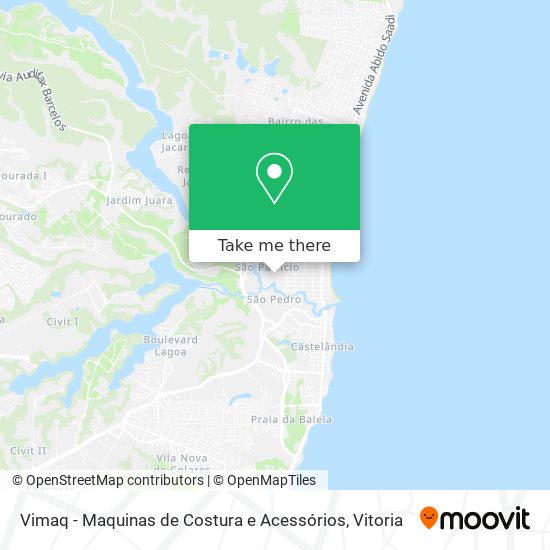 Vimaq - Maquinas de Costura e Acessórios map