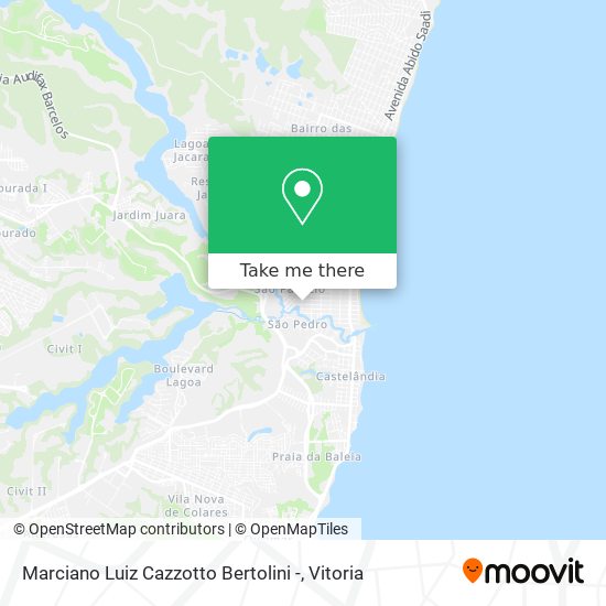 Marciano Luiz Cazzotto Bertolini - map