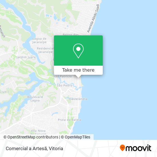 Comercial a Artesã map