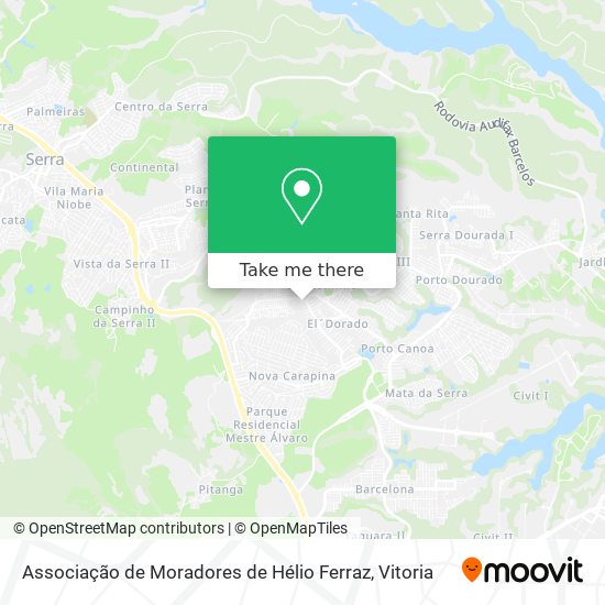 Associação de Moradores de Hélio Ferraz map