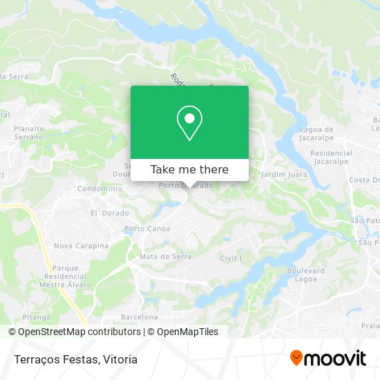 Terraços Festas map