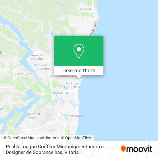 Penha Lougon Coiffeur Micropigmentadora e Designer de Sobrancelhas map