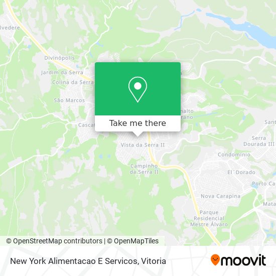 New York Alimentacao E Servicos map